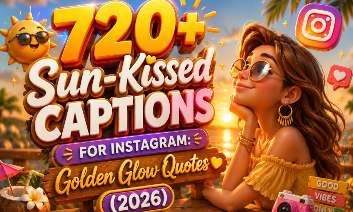 720+ Sun-Kissed Captions for Instagram Golden Glow Quotes (2026)