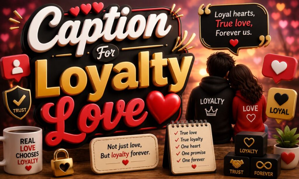 Caption For Loyalty Love ❤️
