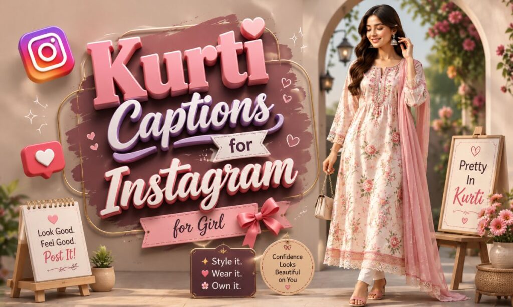 Kurti Captions for Instagram for Girl 🎀