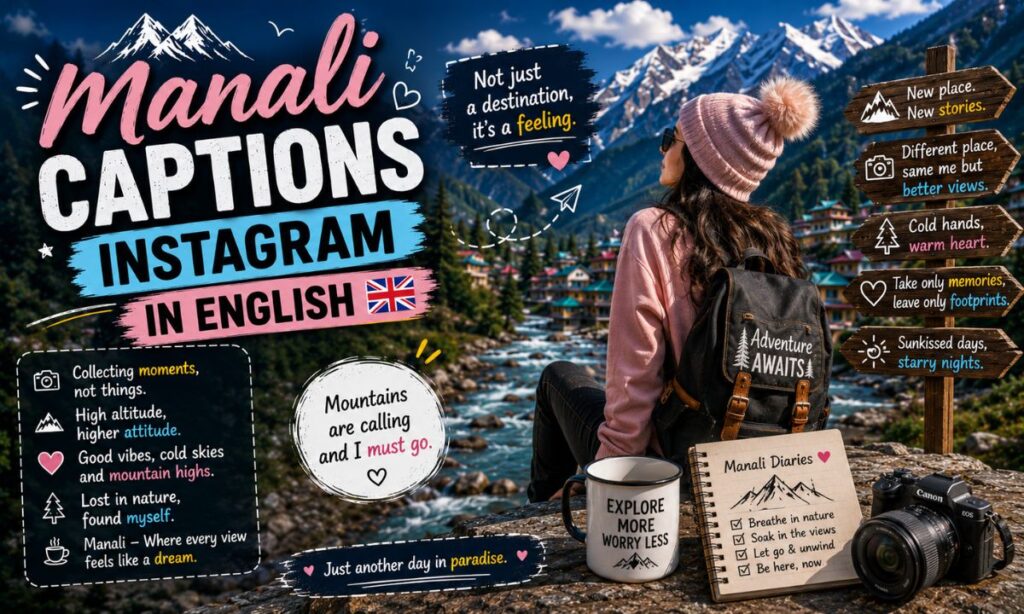 Manali Captions Instagram in English 🇬🇧