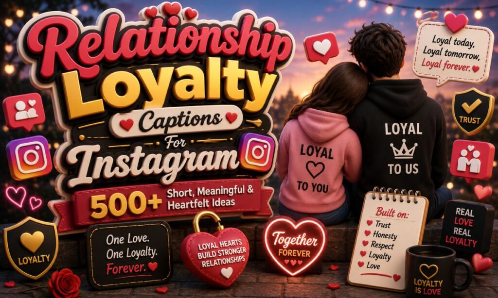Relationship Loyalty Captions For Instagram 💑