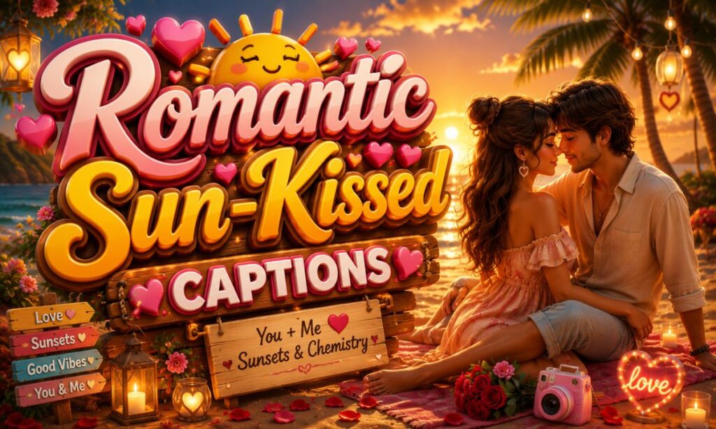 Romantic Sun-Kissed Captions
