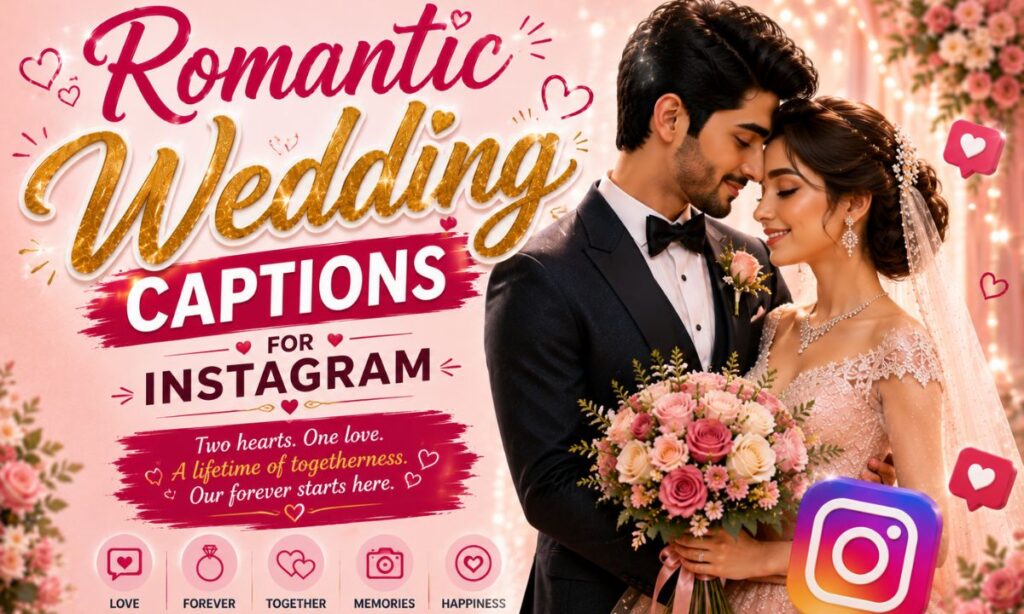 Romantic Wedding Captions