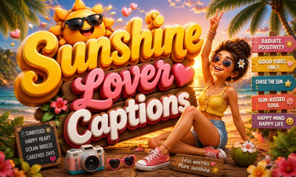 Sunshine Lover Captions