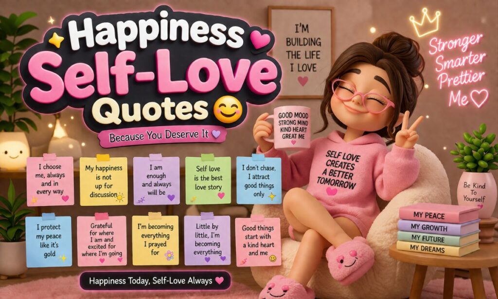 Happiness Self-Love Quotes 😊