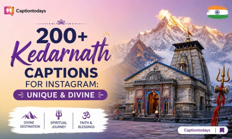 200+ Kedarnath Captions for Instagram_ Unique & Divine