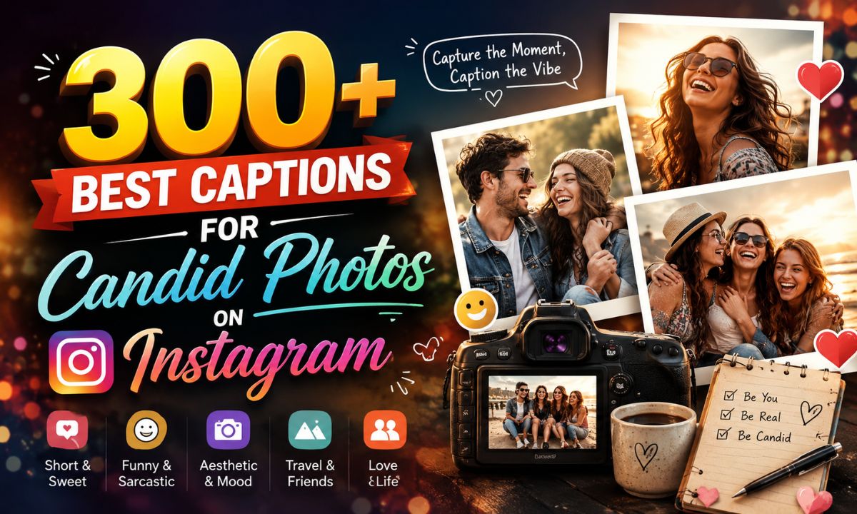 _300+ Best Captions for Candid Photos on Instagram