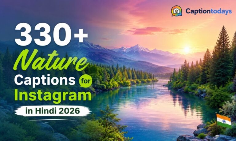 330+ Nature Captions for Instagram in Hindi 2026
