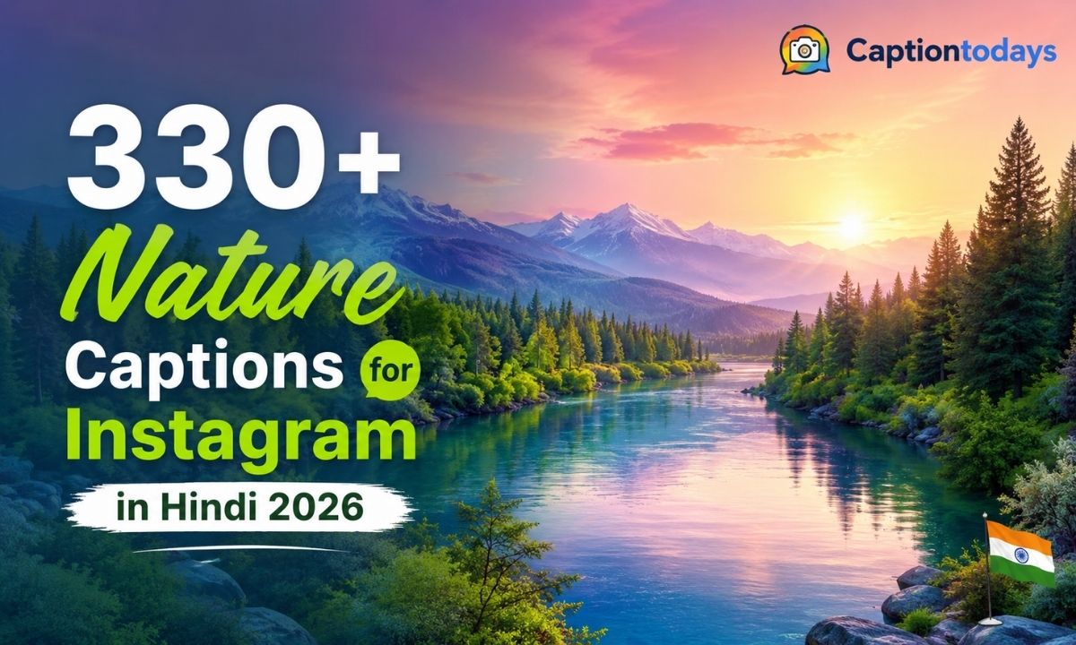 330+ Nature Captions for Instagram in Hindi 2026