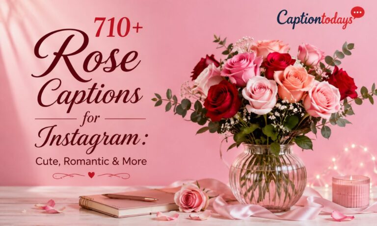 _710+ Rose Captions for Instagram Cute, Romantic & More