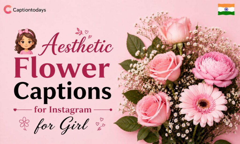 Aesthetic Flower Captions for Instagram for Girl
