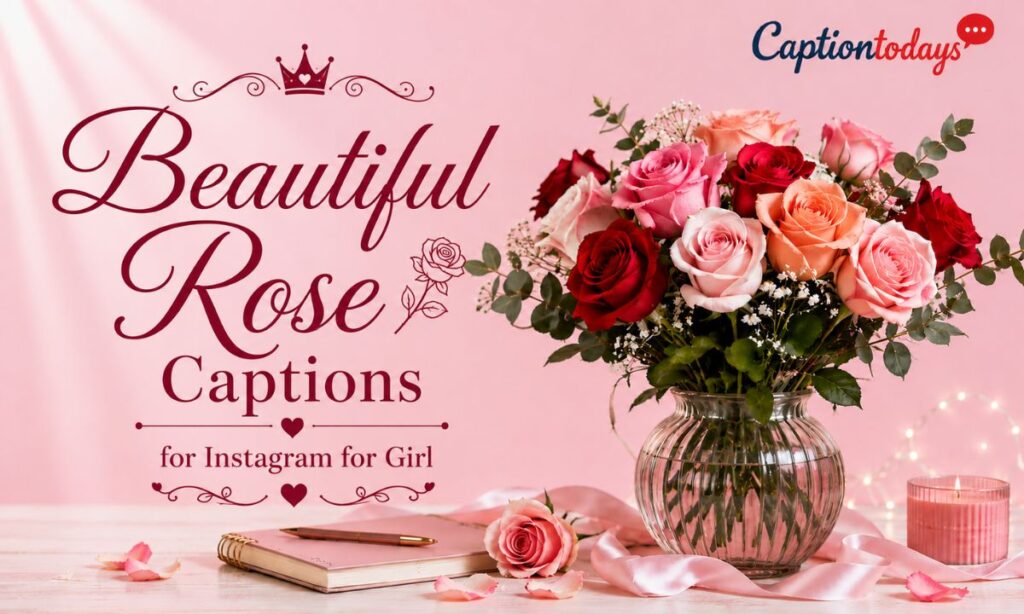 Beautiful Rose Captions for Instagram for Girl