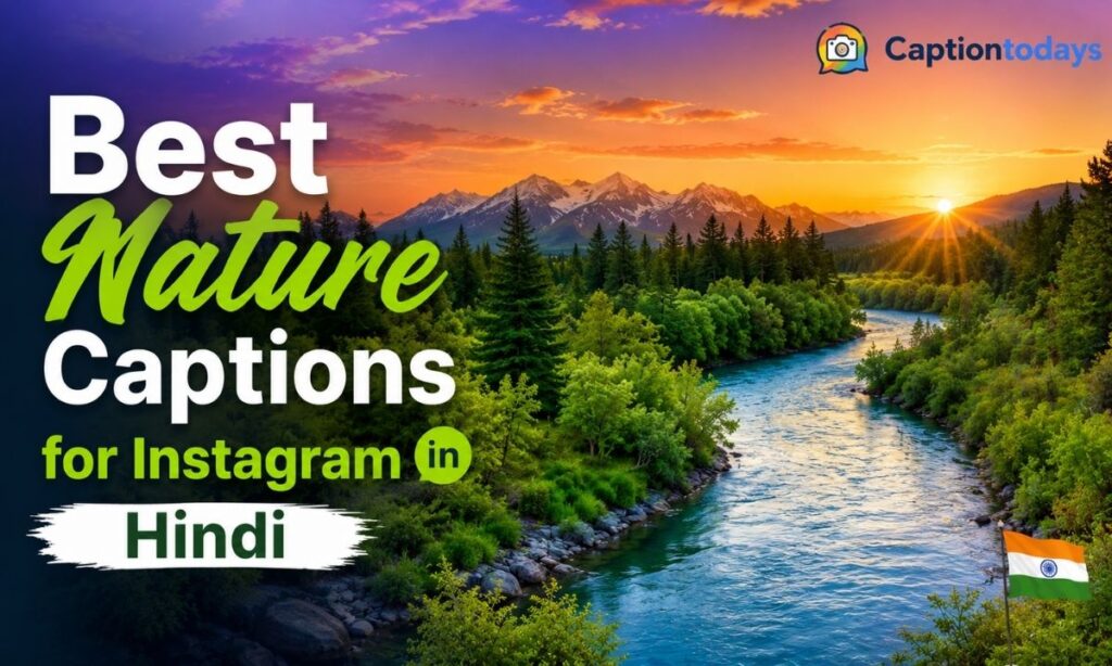 Best Nature Captions for Instagram in Hindi