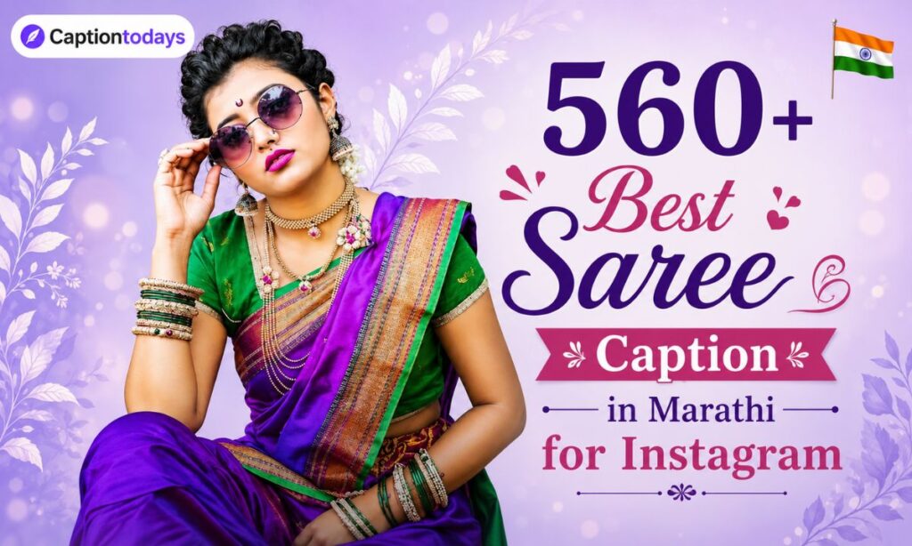 Best Saree Caption in Marathi for Instagram