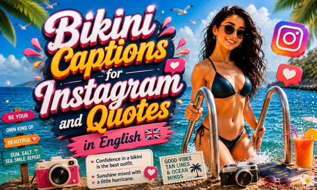Bikini Captions for Instagram and Quotes in English 🇬🇧