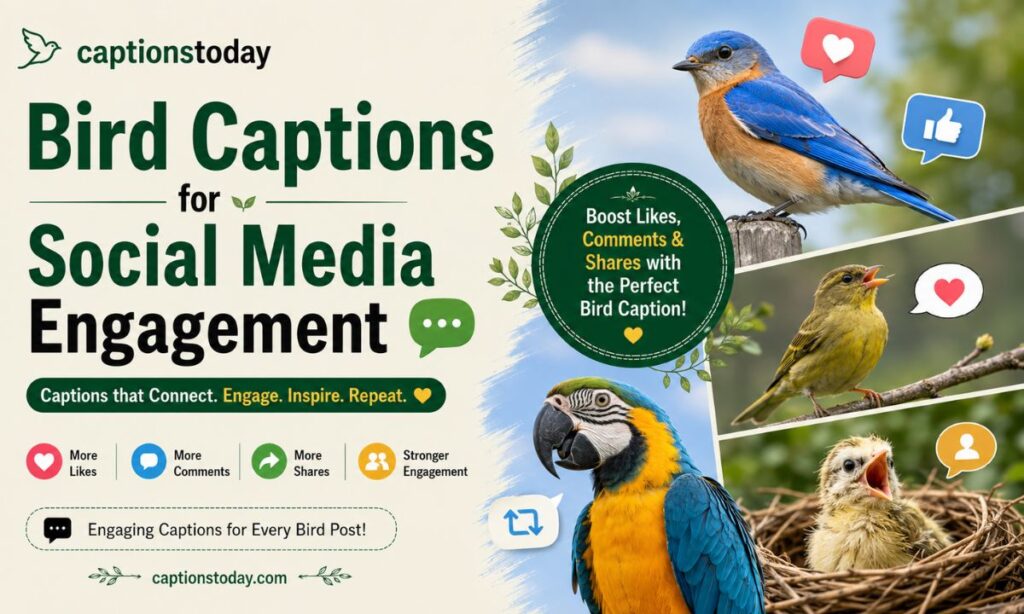Bird Captions for Social Media Engagement