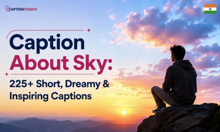 Caption About Sky 225+ Short, Dreamy & Inspiring Captions