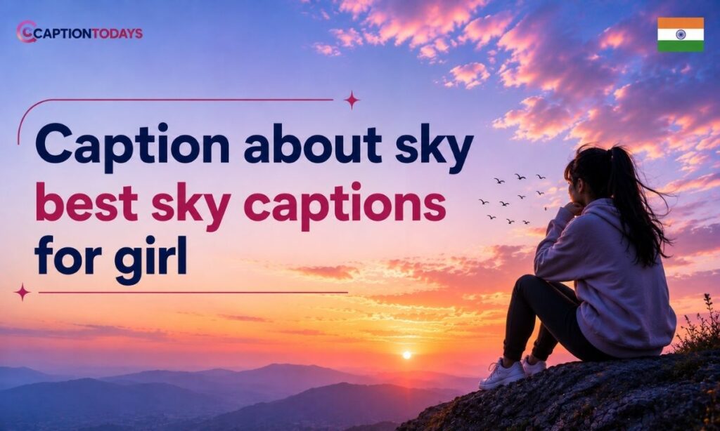 Caption about sky best sky captions for girl