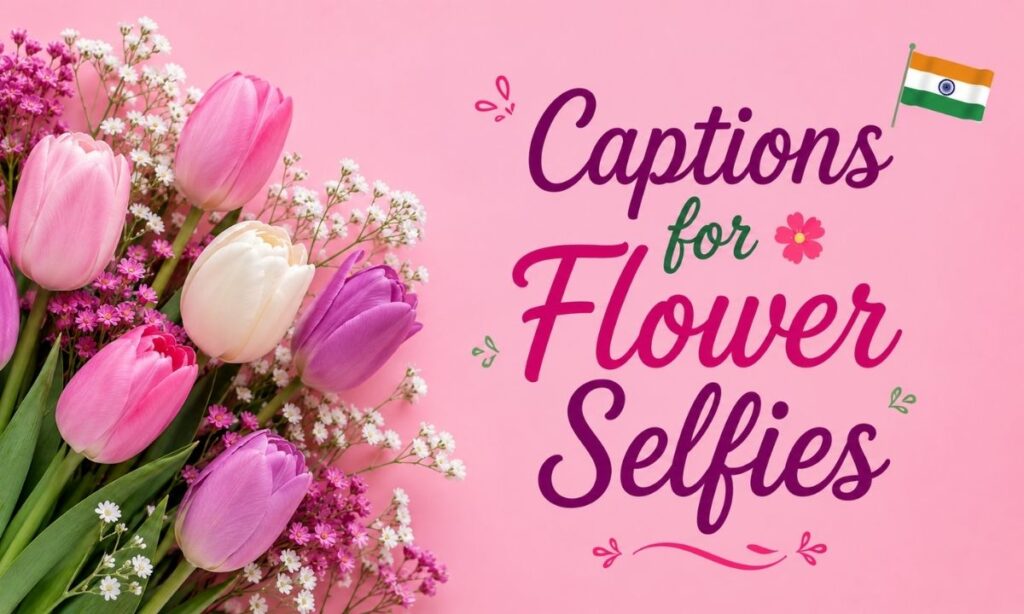 Captions for Flower Selfies