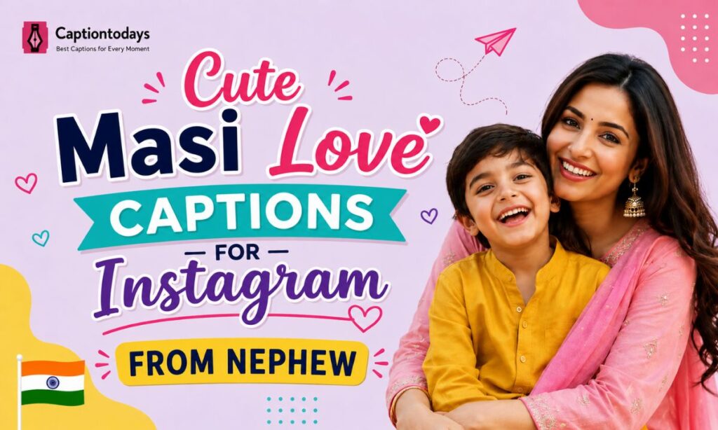 Cute Masi Love Captions from Nephew
