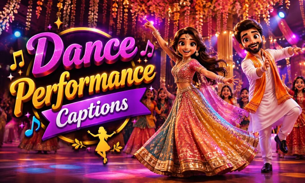 Dance Performance Captions 💃