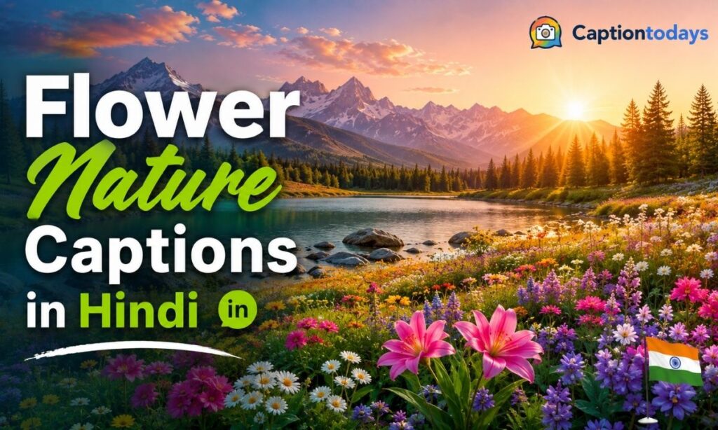 Flower Nature Captions in Hindi