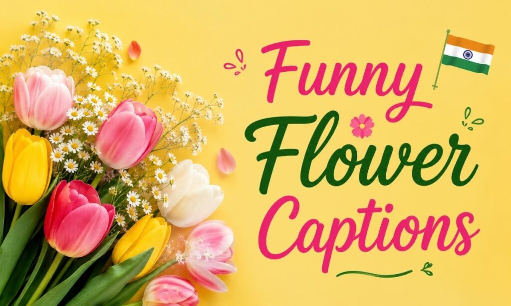Funny Flower Captions
