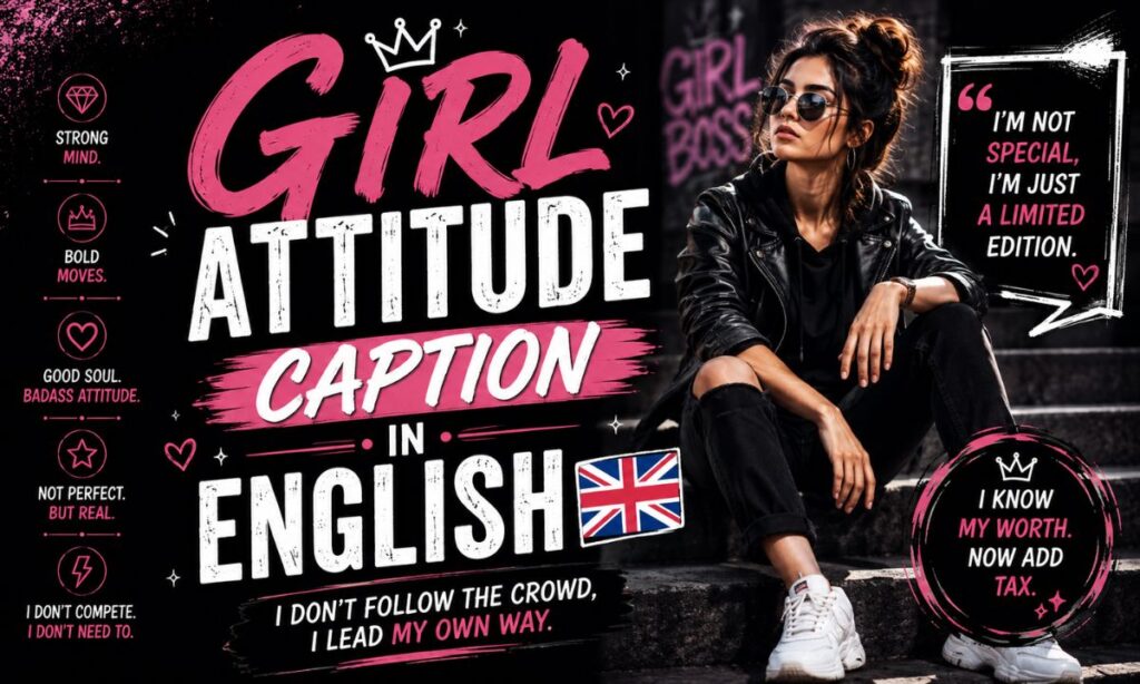 _Girl Attitude Caption in English 🇬🇧