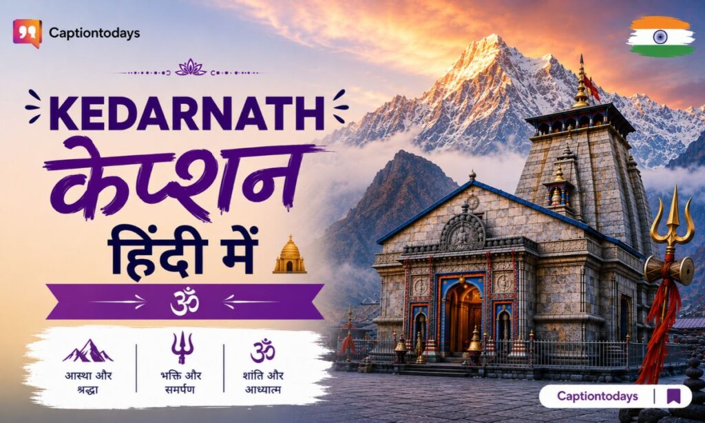 Kedarnath Captions in Hindi