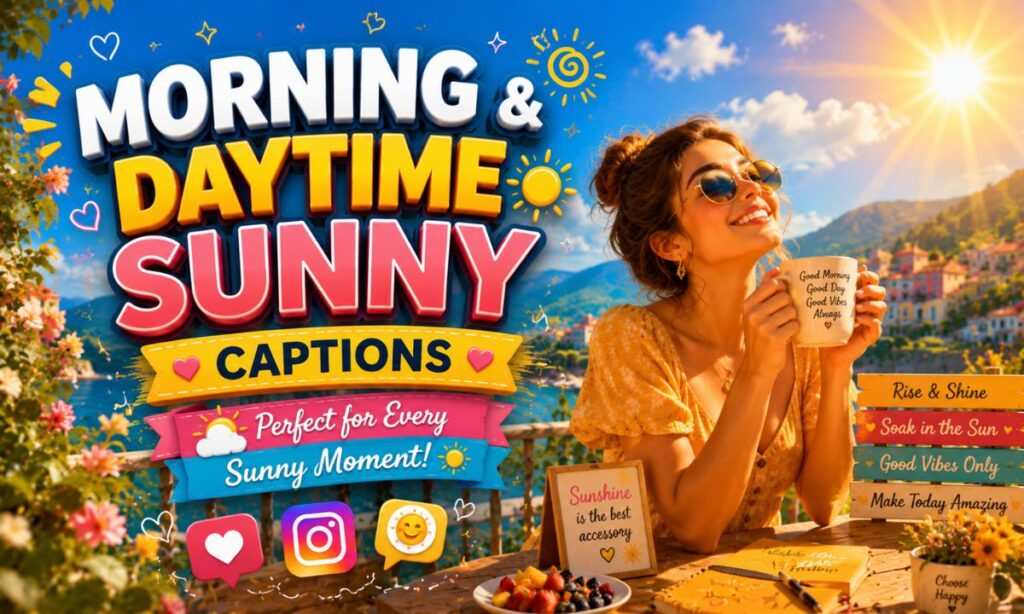 Morning & Daytime Sunny Captions 🌤️
