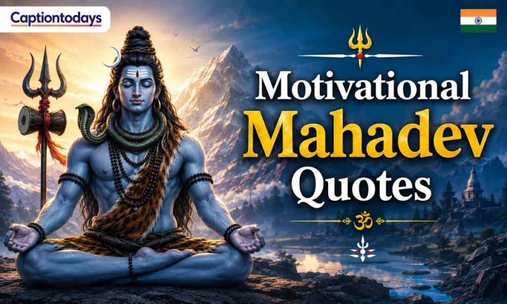 Motivational Mahadev Quotes