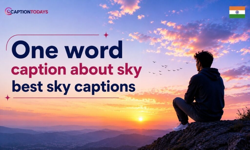 _One word caption about sky best sky captions