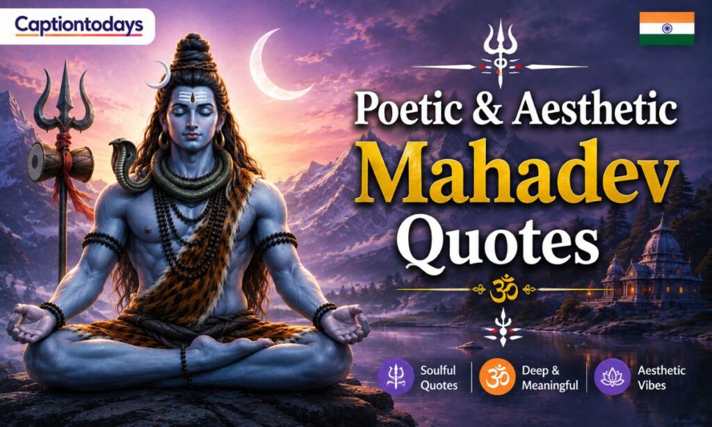 Poetic & Aesthetic Mahadev Quotes