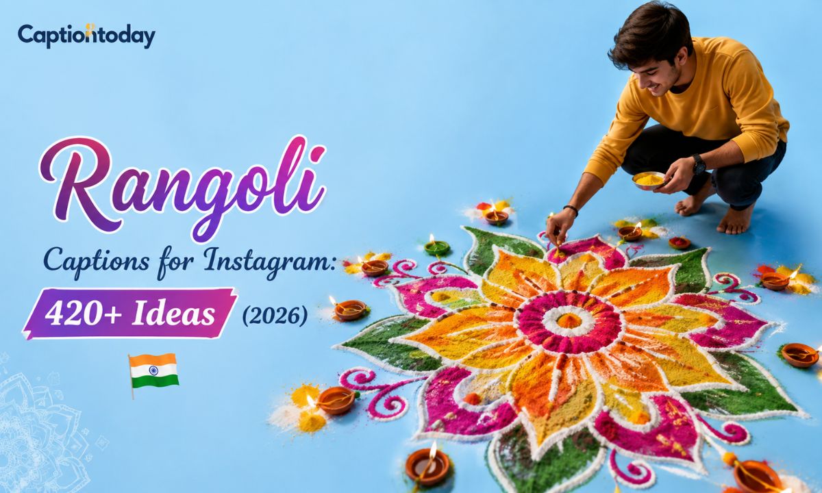 Rangoli Captions for Instagram 420+ Ideas (2026)