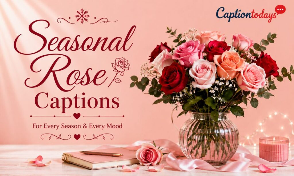 Seasonal Rose Captions