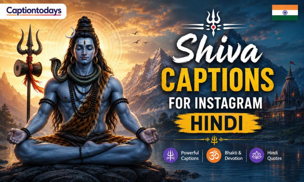 Shiva Captions for Instagram Hindi