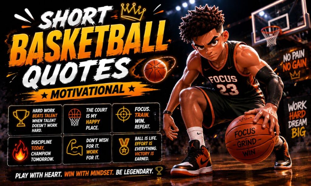 Short Basketball Quotes Motivational 🏆🏀