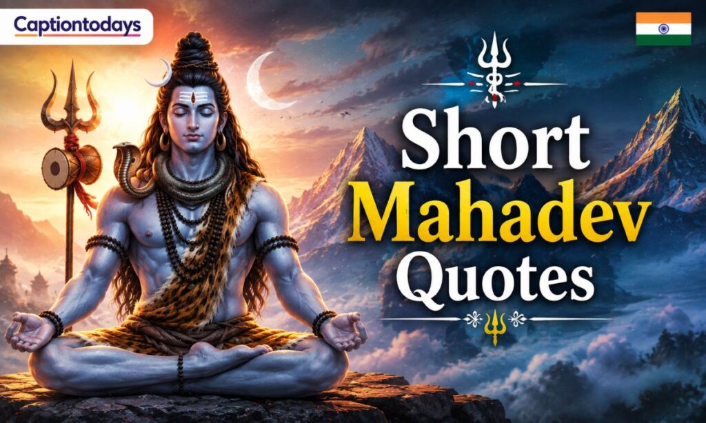 Short Mahadev Quotes
