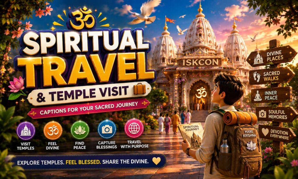 Spiritual Travel & Temple Visit 🧳