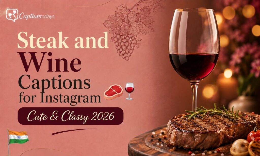 Steak and Wine Captions for Instagram 🥩🍷