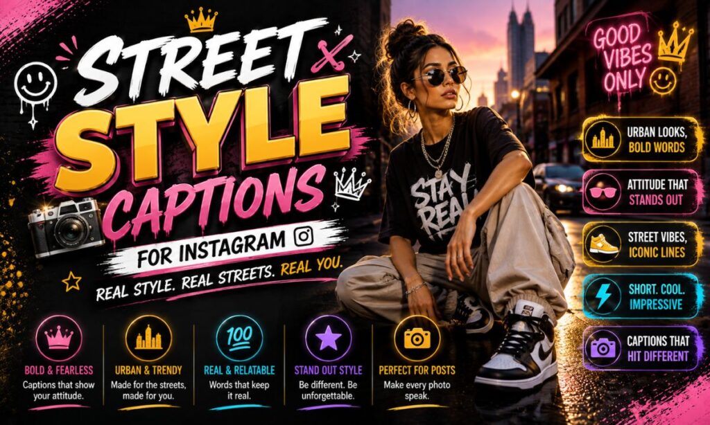 Street Style Captions 🏙️