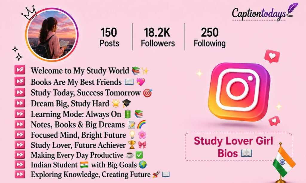 Study Lover Girl Bios 📖