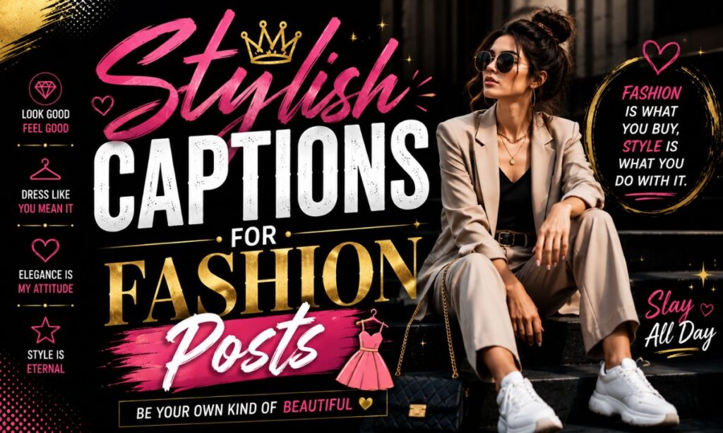 Stylish Captions for Fashion Posts 👗