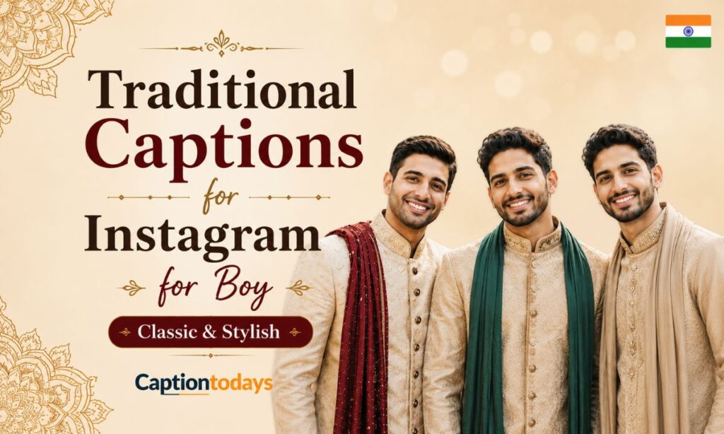 Traditional Captions for Instagram for Boy