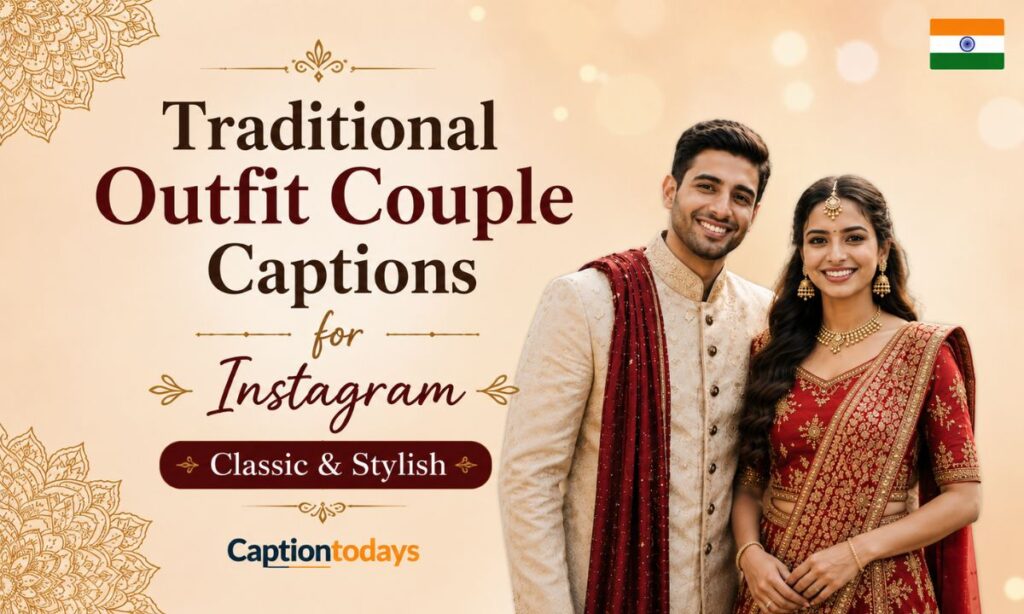 Traditional Outfit Couple Captions for Instagram