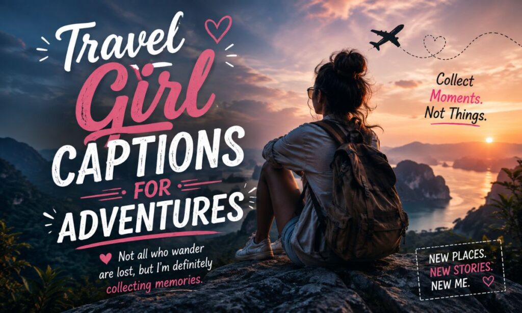 Travel Girl Captions for Adventures ✈️