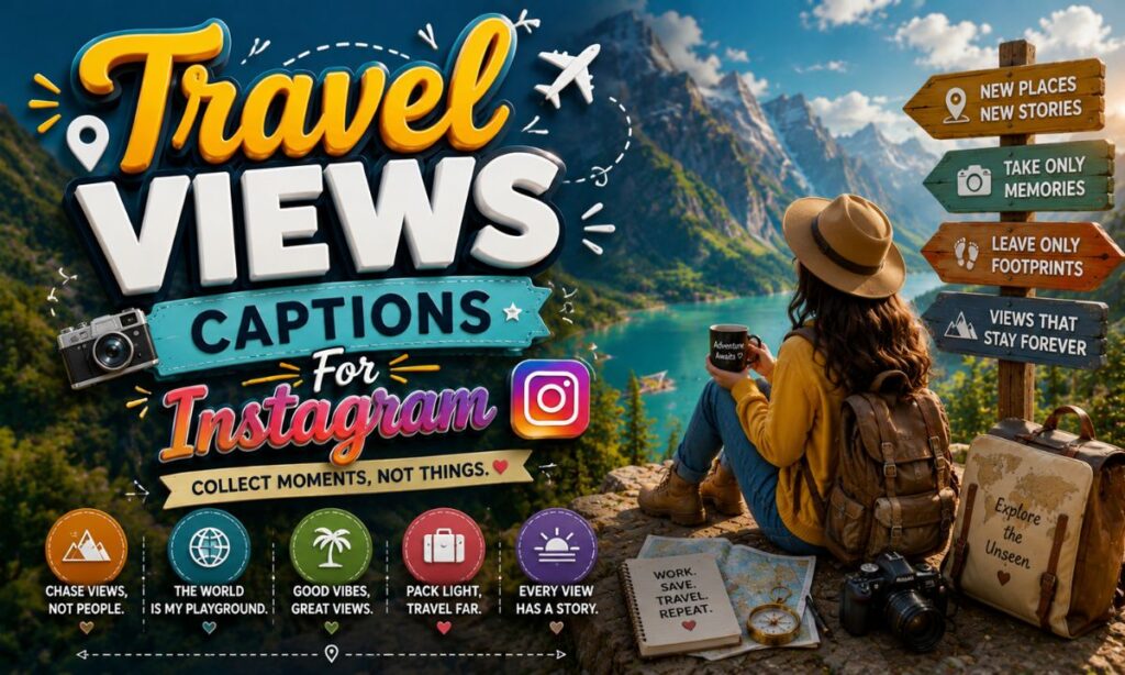 Travel Views Captions For Instagram