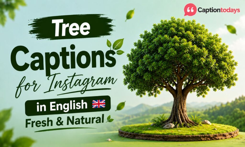 Tree Captions for Instagram in English 🇬🇧