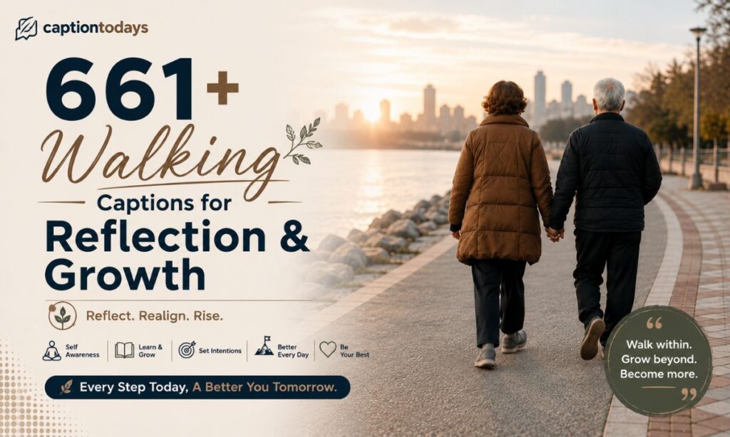 Walking Captions for Reflection & Growth