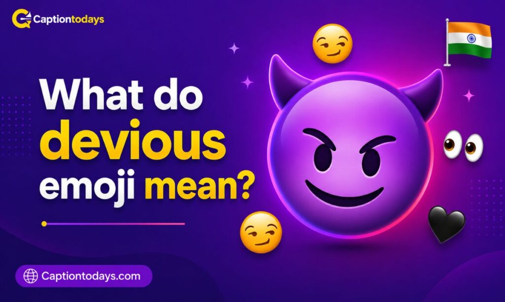 _What do devious emoji mean